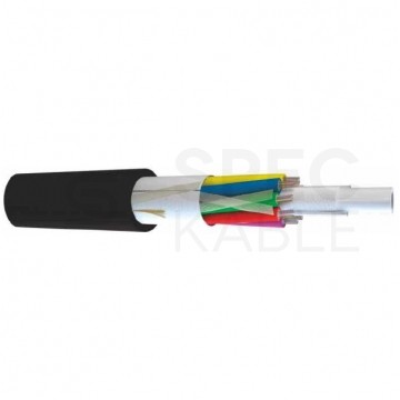 Kabel światłowodowy A-DQ(ZN)2Y 96 włókien SM G.657.A1 wielotubowy (8x12J) zewnętrzny bezhalogenowy czarny TKF