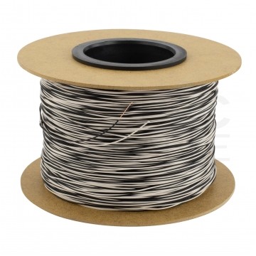 Kabel telekomunikacyjny krosówka TDY 2x0,5mm biało-czarny 150V montażowy drut Mercor