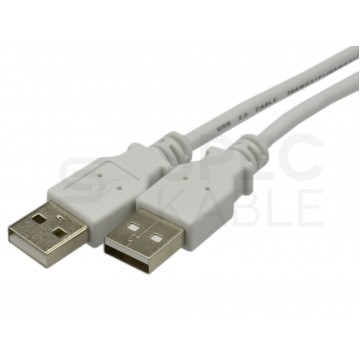 Kabel USB 2.0 A (wtyk / wtyk) 1,8m