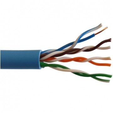Kabel UTP kat.6 U/UTP 4x2x0,54 niebieski LSOH Telegärtner