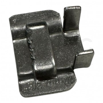 Klamerka, spinka do taśmy stalowej z ząbkami 10mm typ 304 SDÜNNGER