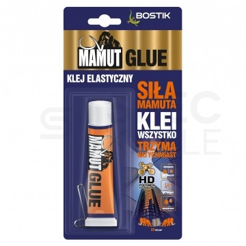 Klej uniwersalny montażowy MAMUT GLUE super mocny, elastyczny, biały Tubka 25ml