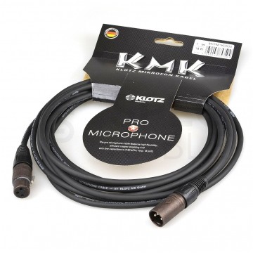 KLOTZ KMK Kabel mikrofonowy przedłużacz XLR (wtyk / gniazdo) 3m