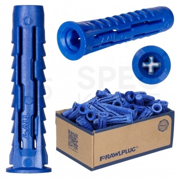 Kołki rozporowe uniwersalne 4ALL 8x40mm do wszystkich typów podłoża RAWLPLUG 100szt