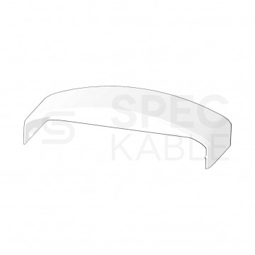 Końcówka listwy LE 80x20mm biały KOPOS