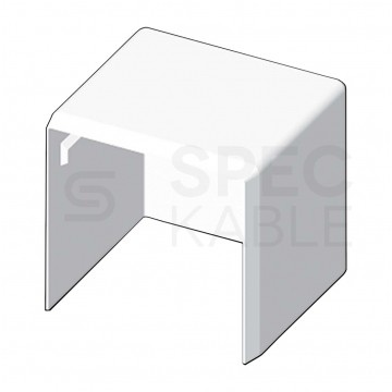 Końcówka listwy LHD 40x40mm biały KOPOS