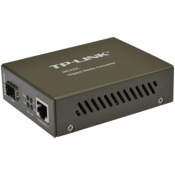 Konwerter optyczny FO (Port SFP MM/SM LC Gigabit) Ethernet (Port RJ45 GE 1000Mb/s) aktywny 0,55/10km TP-Link MC220L