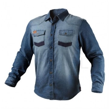 Koszula robocza bawełniana DENIM jeansowa rozmiar S/48 NEO 81-549-S