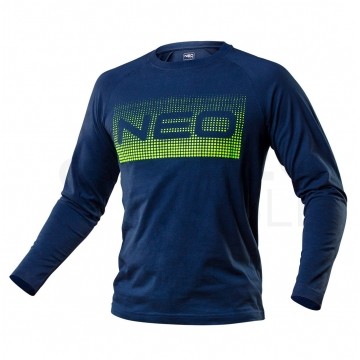 Koszulka z długim rękawem i neonowym nadrukiem PREMIUM robocza rozmiar XL/54 NEO 81-619-XL