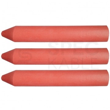Kreda techniczna budowlana 13x85mm czerwona 3szt NEO 13-956