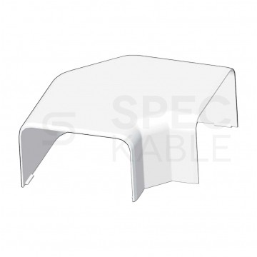 Łącznik kątowy EKE 100x60mm biały KOPOS