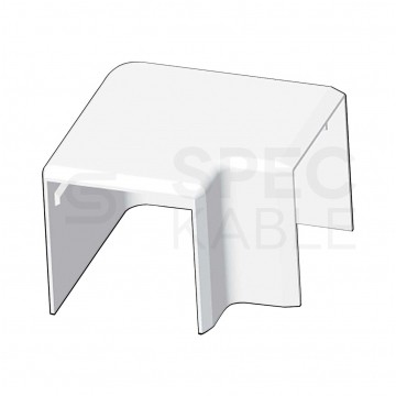 Łącznik kątowy LHD 40x40mm biały KOPOS