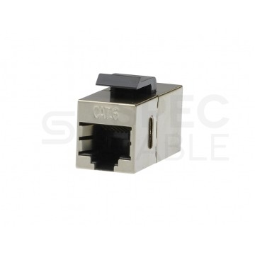 Łącznik modularny keystone 2xRJ45 8P8C kat.6 ekranowany FTP