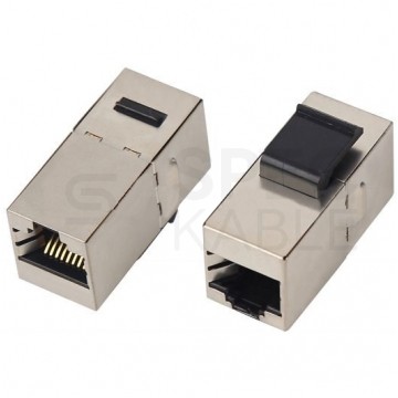 Łącznik modularny keystone 2xRJ45 8P8C kat.6 ekranowany FTP