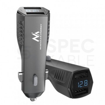 Ładowarka samochodowa 2x USB 5V / 2,4A MCE126 MACLEAN
