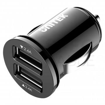 Ładowarka samochodowa 2x USB 5V / 2,4A Y-P540 Unitek