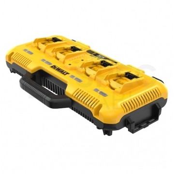 Ładowarka z czterema portami 8A do akumulatorów Li-Ion XR (10.8V - 18V) oraz FLEXVOLT (18V - 54V) ToughSystem DCB104-QW DeWALT