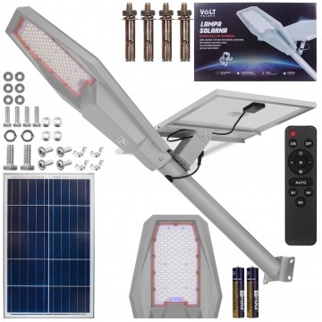Lampa solarna WARRIOR LED 360W 36000mAh, panel fotowoltaiczny 40W, pilot sterowania, czujnik zmierzchu VOLT