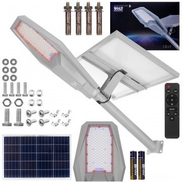 Lampa solarna WARRIOR LED 480W 48000mAh, panel fotowoltaiczny 50W, pilot sterowania, czujnik zmierzchu VOLT