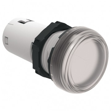 Lampka kontrolna sterownicza LED Biała 24V fi:22mm LOVATO