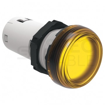 Lampka kontrolna sterownicza LED Żółta 24V fi:22mm LOVATO