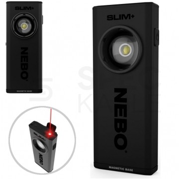 Latarka kieszonkowa 700lm Slim z powerbankiem i laserem NEBO NE6859