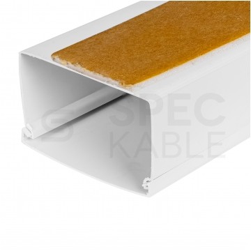 Listwa elektroinstalacyjna kanał kablowy BKK 25x16mm korytko z pokrywą i taśmą montażową 2-stronną NEKU