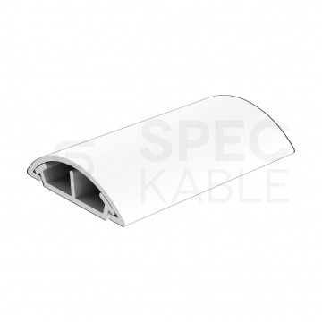 Listwa maskująca przewody TV maskownica uniwersalna napodłogowa naścienna 34x10mm biała 2m z taśmą 2-stronną KOPOS