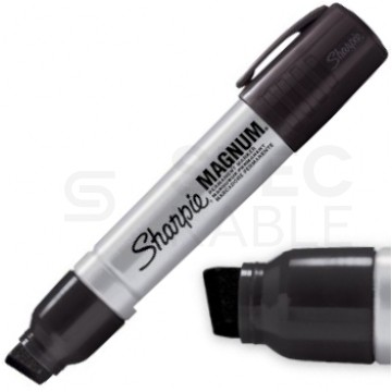 Marker permanentny metalowy do ciężkich warunków Sharpie Metal Barrel Large czarny 14.8mm