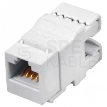 Moduł keystone RJ45 UTP kat.6 nieekranowany biały Q-lantec