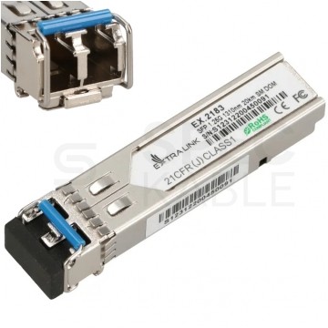 Moduł SFP (mini-GBIC) jednomodowy SM LC duplex TX=1310nm 20km 1,25Gbit/s Extralink