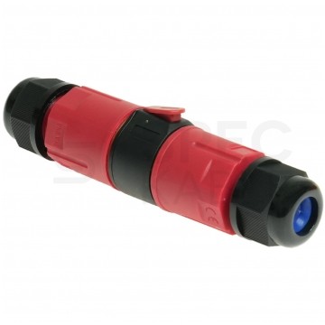 Mufa kablowa z dławikami na kable do 3x0,5-1,5mm2 hermetyczna IP68 odpinana 16A 230-450V AC ZKH-3BO