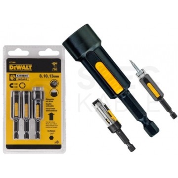 NASADKI MAGNETYCZNA Z ELEMENTEM CZYSZCZĄCYM 8,10,13MM DEWALT