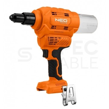 Nitownica akumulatorowa 18V 12000N o średnicy nitów 2,4 - 6,4mm bez akumulatora ENERGY+ NEO 04-617