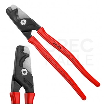 Nożyce do cięcia kabli miedzianych i aluminiowych (do 23mm / 120mm2) 225mm powlekane KNIPEX 95 11 225