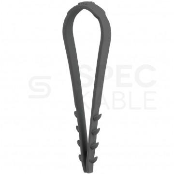 Obejma zaciskowa CMS UV 3-13mm do kabli i przewodów bezhalogenowa czarna F-TRONIC 200szt