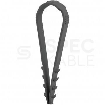 Obejma zaciskowa CMS UV 6-20mm do kabli i przewodów bezhalogenowa czarna F-TRONIC 200szt