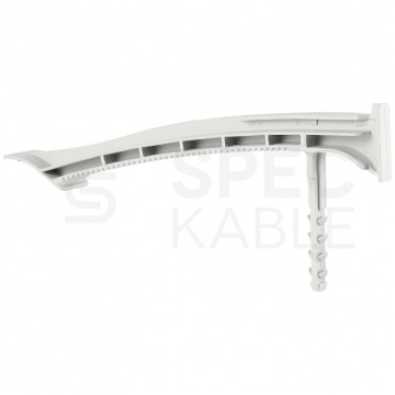 Obejma zaciskowa z kołkiem CMS9 do 10 kabli 50szt fi:6mm bezhalogenowy szary F-TRONIC