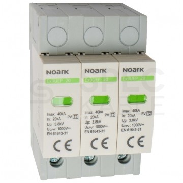 Ogranicznik przepięć SPD DC 1000V C (Typ 2) 3P 20kA/40kA fotowoltaiczny NOARK