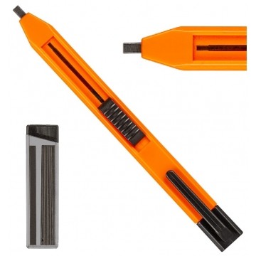 Ołówek budowlany automatyczny stolarski + 6 wkładów grafitowych NEO 13-815