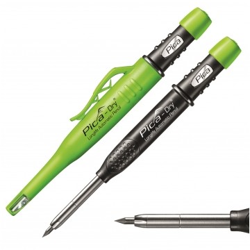 Ołówek budowlany automatyczny stolarski z wkładem grafitowym 2,8mm i temperówką PICA-Dry 3030
