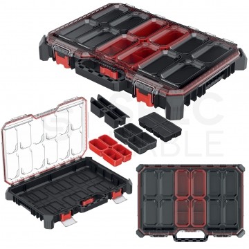 Organizer narzędziowy z wyjmowanymi pojemnikami na akcesoria 543x390x77mm MSX 25 niski Kistenberg KMX55408B
