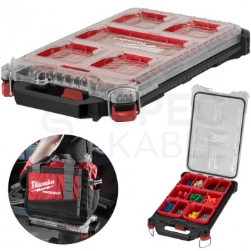 Organizer SLIM 416x248x64mm średni PACKOUT MILWAUKEE