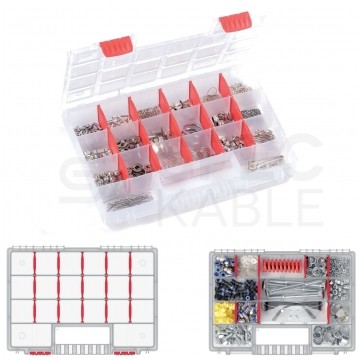 Organizer z przegrodami na narzędzia i akcesoria 344x249x50mm Kistenberg NORT 35