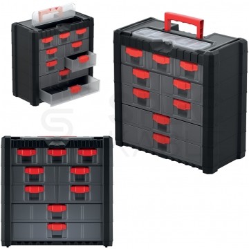 Organizer z szufladami na akcesoria 400x200x392mm Kistenberg CARGO 50 KMC501