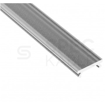 Osłona klosz do profilu LED 1m 2,02mm szroniona półprzezroczysta TYP A B C PVC LUMINES