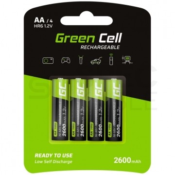 OUTLET Akumulator Ni-MH R6 AA 2600mAH 1,2V Green Cell