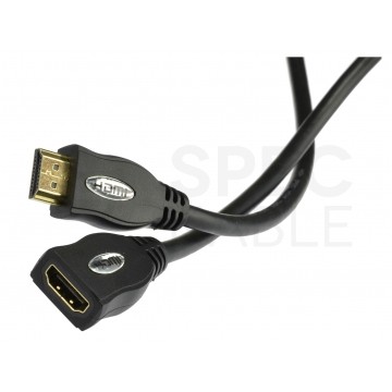 OUTLET AUDA Home Przedłużacz HDMI 1.4 Full HD 4K@24 (wtyk / gniazdo) 2m