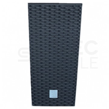 OUTLET Doniczka Rato Square, donica antracytowa z wkładem 19L 240x240x450mm Prosperplast
