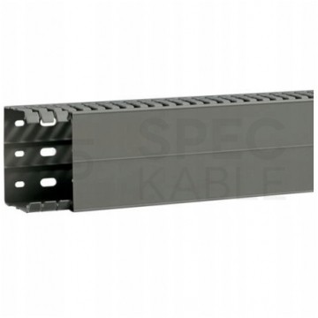 OUTLET Kanał grzebieniowy 60x40mm szary korytko kablowe z pokrywą HAGER